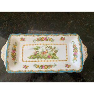 Royal Albert "Chelsea Bird" Bone China Small Serving Tray, England